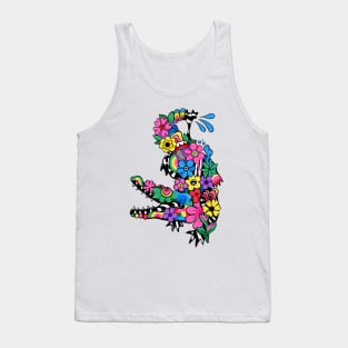 Flower Power Croc Tank Top